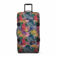 Eastpak Tranverz M Rollenreisetasche Blätter Brize Retro Navy - Bunt