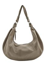 FREDsBRUDER Always With You Big Hobo Bag Leder Muddy Khaki - Schlammgrün