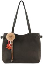 FREDsBRUDER Playful Softie Shopper Leder Wren - Dunkelbraun