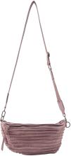 FREDsBRUDER Riffel Beltbag Crossover Tasche Leder Powder Rose - Rosa