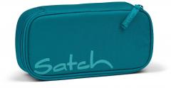 Federpennal Satch Pencil Box Deep Petrol mit Geodreieck