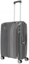 Flugkoffer mit Dehnfalte schwarz Elvaa 4w Trolley M 66cm Travelite