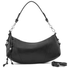 FredsBruder schwarze Handtasche Stay with me Glattleder
