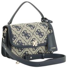 Guess Audrey Überschlagtasche Navy Logo - Dunkelblau