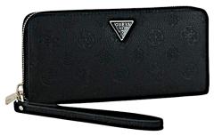 Guess Blake SLG Portemonnaie Black Logo - Schwarz