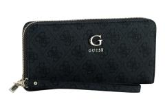 Guess Coleen Logo SLG Portemonnaie Coal Logo - Grau