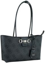 Guess Janie Logo Shopper Coal Logo grau