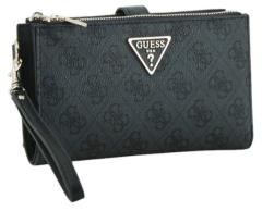 Guess Laurel II SLG Geldtasche Coal Logo - Grau