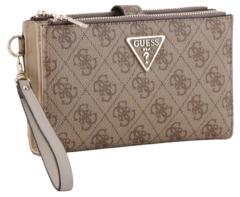 Guess Laurel II SLG Geldtasche Latte Logo - Beige