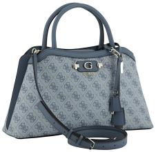 Guess Lindsey Kurzgrifftasche Slate Logo - Graublau