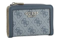 Guess Lindsey SLG Geldbörse Slate Logo - Graublau