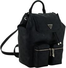 Guess Manhattan II Rucksack Prägung Black Logo - Schwarz