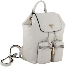 Guess Manhattan II Rucksack Prägung Stone Logo - Beige