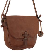 Harbour 2nd Emmeline Saddlebag Überschlagtasche Leder Cognac - Braun