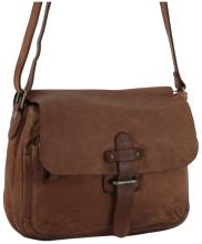 Harbour 2nd Laurel Saddlebag Überschlagtasche Leder Cognac - Braun