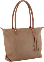Harbour 2nd Lucia L Totebag Nappa Hazelnut - Hellbraun