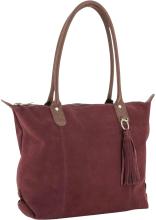 Harbour 2nd Sofia L Totebag Velours - Bordeaux