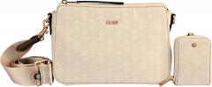 JOOP Schultertasche Jasmina Collana Tessuto Beige Ton in Ton