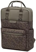 Kapten & Son Bergen Cloud Rucksack Nylon Leo Dark Brown