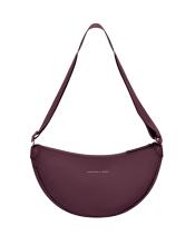 Kapten & Son Essential Moon Bag Crossovertasche Burgundy - Weinrot