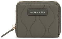 Kapten & Son Louvre Cloud Small Portemonnaie Quilted Khaki - Dunkelgrün