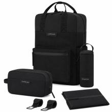 Kapten & Son Wickelrucksack Bergen Pro All Black