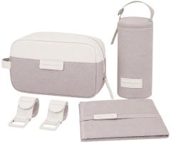 Kapten & Son Wickeltaschenset Muted Clay - Braunbeige