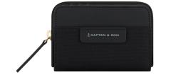 Kapten and Son Minibörse Bergen Pro Small All Black gummiert
