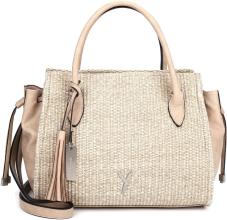 Kurzgrifftasche Cassy Suri Frey Lighttaupe Naturbast Beige