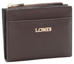 L.Credi Perla Portemonnaie Chocolate - Dunkelbraun