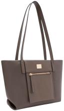 L.Credi Petronilla Henkeltasche Dark Taupe - Braun