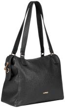 L.Credi Savera Schultertasche Schwarz