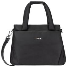 L.Credi Savita Kurzgrifftasche Nylon Schwarz