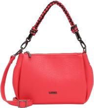 L.Credi auffällige Handtasche Kena Lipstick pink rot vegan