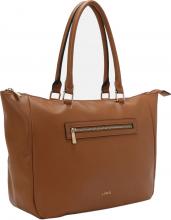 L.Credi große Damenhandtasche Lavinia Cognac