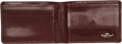 Lederbörse Mini Tabacco Braun Golden Head Colorado Handgefärbt RFID Protect
