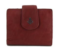 Lederportmonee Anchor Love Stelle Red Harbour 2nd dunkelrot
