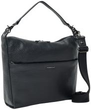 Mandarina Duck Mellow Leather Hobo Schultertasche Nero - Schwarz