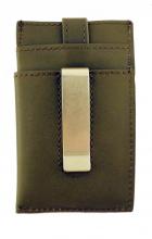 Marc o'Polo Geldspange Kartenetui Leder grey grau