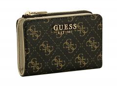 Mini Portemonnaie Guess Laurel SLG Brown Logo