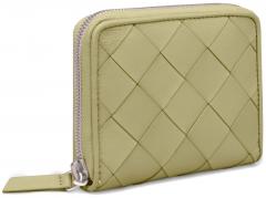 Portemonnaie Flechtdesign Elina Weave Lemonsorbet Les Visionnaires