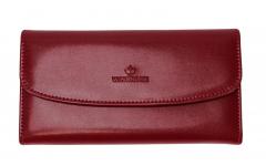 Schmucktasche Merino Windrose Rot