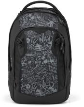 Schulranzen schwarz grau Graffiti Satch Match Plus Street Ink