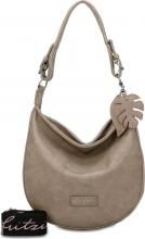 Schultertasche Eco Hobo Fritzi aus Preußen Mud Taupe