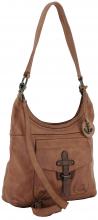 Schultertasche Leder Vintage Harbour 2nd Urban Poets Cameron braun