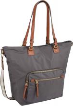 Shoppertasche Bari Camel Active Darkgrey Nylon