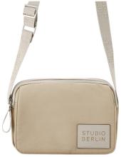 Studio Berlin Dahlem Essential Nylon Crossovertasche Beige