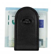 The Bridge magnetische Geldspange Leder schwarz Story Uomo