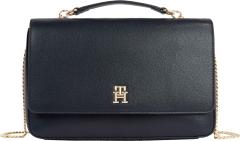 Tommy Hilfiger Crossovertasche mit Überschlag navy