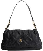 Tommy Hilfiger Feminine Shoulder Bag Überschlagtasche Schwarz